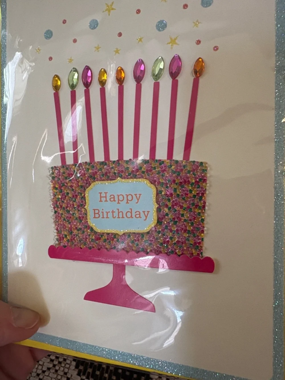 🆕Papyrus 3D “Fabulous Celebration” Bejeweled Birthday Greeting Card